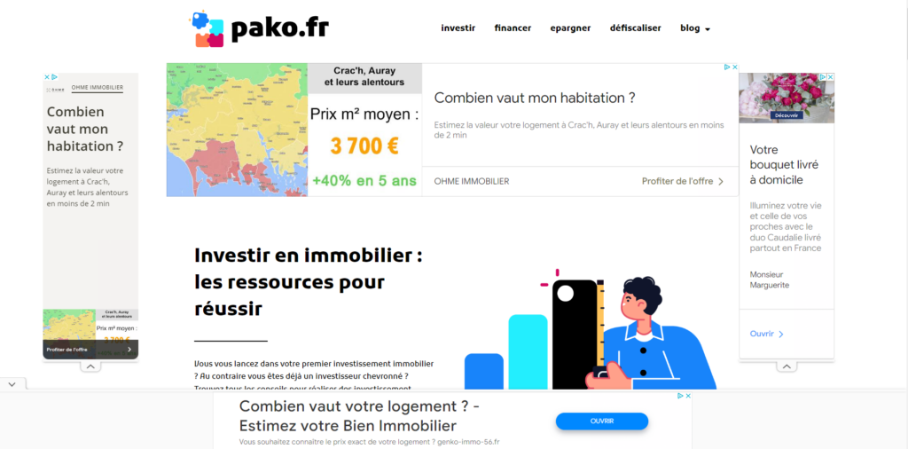 image la home du site pako.fr